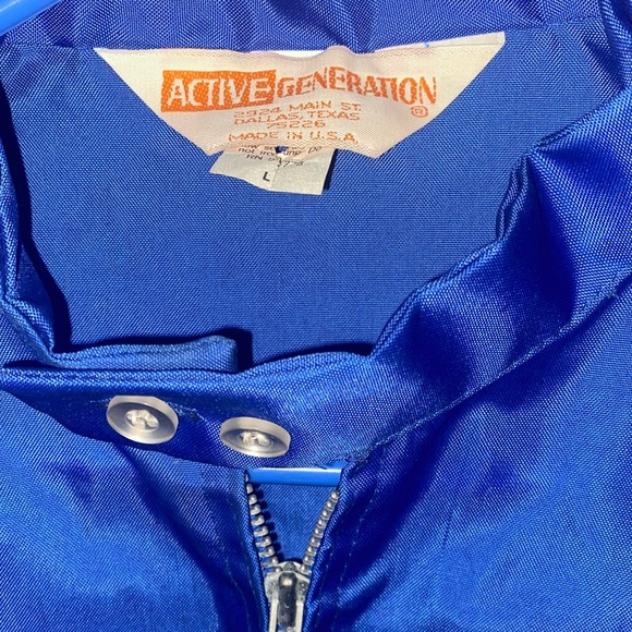 Vintage USA & Graphic 1980’s Truck Electric Men's Nylon Jacket - Picture 6 of 10